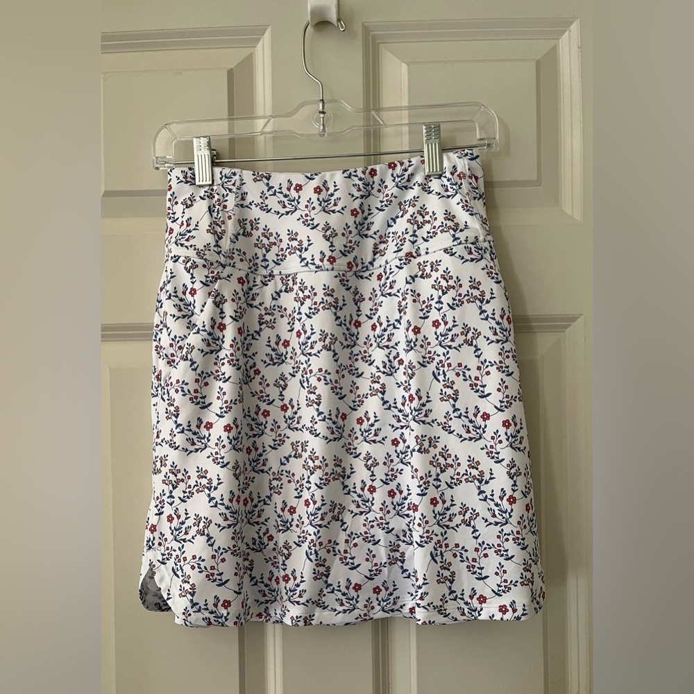 Puma PWRMesh Micro Floral Skort Golf Tennis Pickleball Activewear S skirt